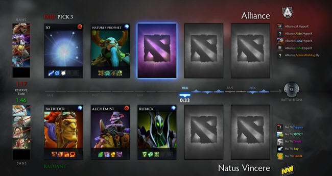 dota2游戏界面