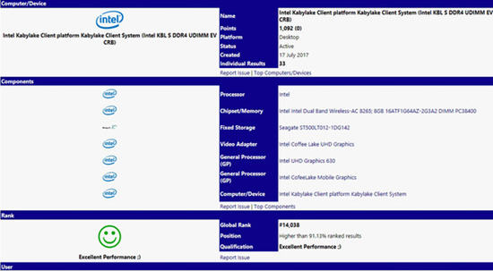 intel第八代处理器