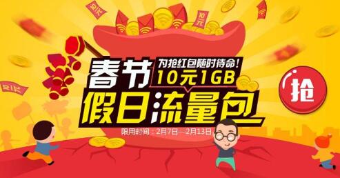 春节假期移动数据流量