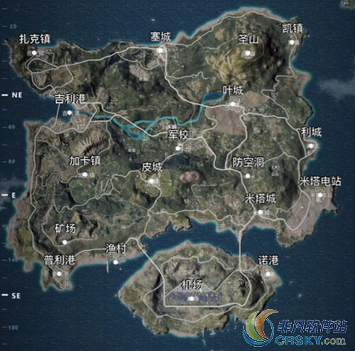 绝地求生大逃杀地图原型