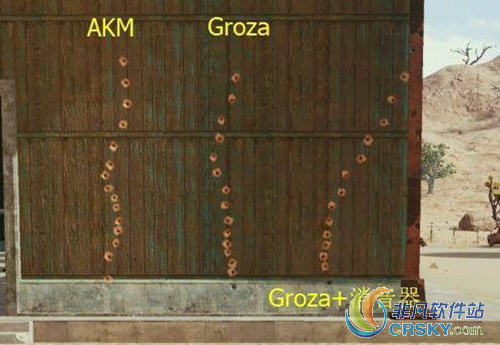 绝地求生大逃杀groza枪械