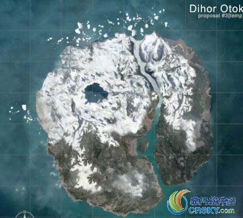 绝地求生大逃杀雪地地图