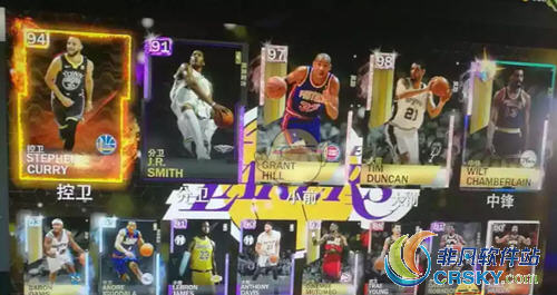 nba2k19mt模式争霸阵容