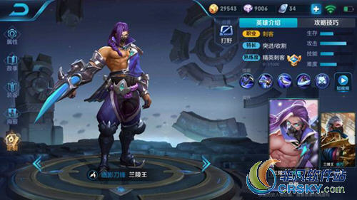 王者荣耀兰陵王辅助流